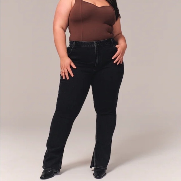 NWT Abercrombie & Fitch Curve Love High Rise Skinny Jean - Picture 1 of 5